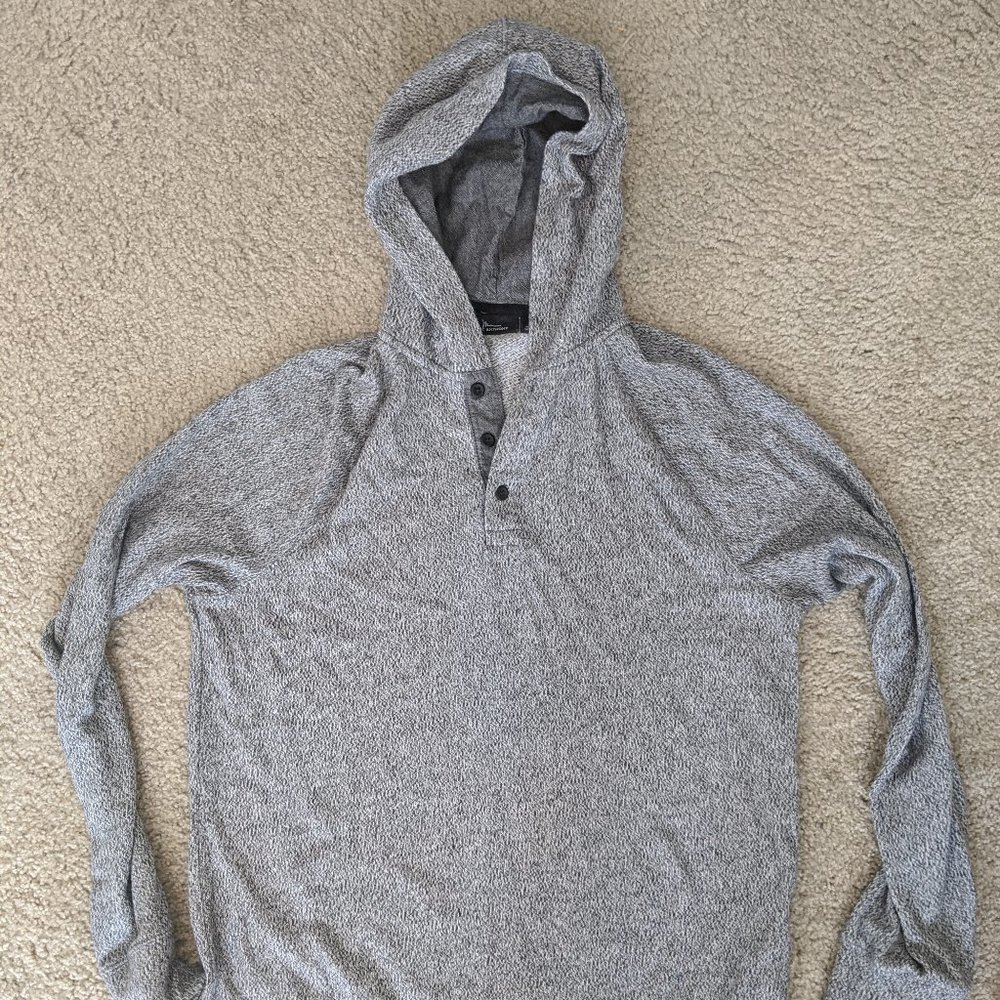 Men's Medium Marc Anthony Grey Hooded Pullover